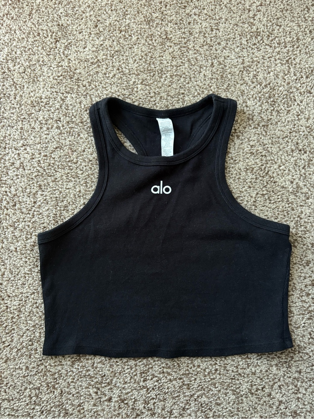 Alo Yoga Black Aspire Tank